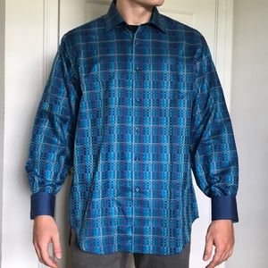 Bugatchi Classic Fit L/S men’s shirt, size L - NWT